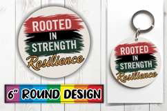 Unique Round Ornaments Design PNG, Juneteenth Product Image 1