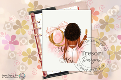 Mr And Mrs Curly Bride PNG Wedding Clipart Sublimation Product Image 10