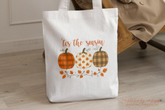 Cozy Cute Fall Floral Pumpkin PNG Product Image 3