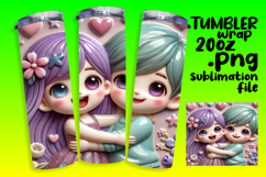 Personalized 20oz Artwork for Gifts , 3D Characters Product Image 1