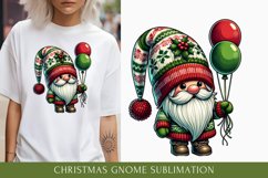 Christmas gnome sublimation, Christmas gnomes clipart Product Image 1
