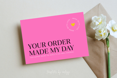 Thank You Card Template Canva Editable Design Small Business Product Image 3