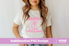 Sassy Little Soul Vintage Funny Sarcastic Coquette Cat PNG Product Image 2