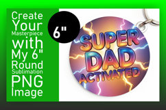 Cute Circle PNG for Sublimation , Father's Day Product Image 1