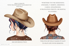 Western Girls Clipart Product Image 2