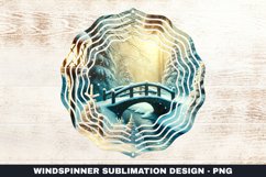 Christmas Wind Spinner Sublimation Design Product Image 1