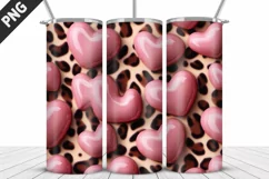Valentines Love Skinny Tumbler PNG Wrap| Valentines Tumbler Product Image 2