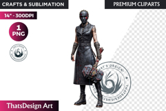 Slasher Movie Villains Horror Character Clipart Fantasy PNG Product Image 1
