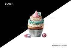 Easter Cupcake Clipart Product Image 1