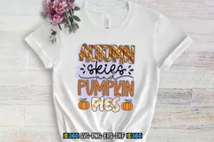 Autumn skies and pumpkin pies PNG Product Image 4