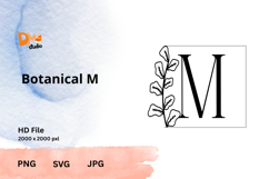 Botanical Monogram Product Image 1
