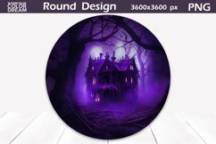 Haunted House Sublimation | House Halloween Design Product Image 1