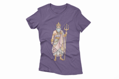 Mighty Poseidon Greek God of the Sea Trident PNG Summer King Product Image 4