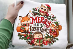 Merry Little Forest Friends Christmas Woodland Animals Product Image 3