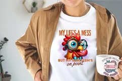 Funny Sarcasm Sublimation design PNG Quote Animal Product Image 3