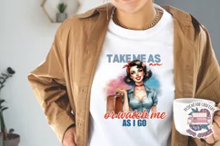 Sassy Girl Sublimation Design Sarcastic Quote PNG Retro Product Image 4