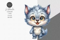 Halloween clipart, Werewolf clipart, Gothic clipart Product Image 1