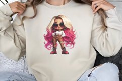 Anti Valentine girl Clipart PNG Product Image 1