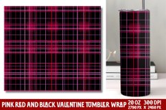 Pink Valentines Day Tumbler Wrap Product Image 1