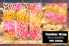 Glittering Leopard 3D 20oz Tumbler Sublimation Product Image 1