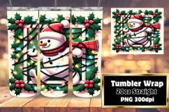 3D Tumbler Sublimation with Wall Hole Illusion Product Image 1