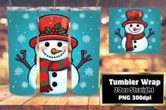 Vibrant Snowman Noel Fizz 20oz Wrap Product Image 1