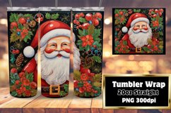 3D Vibrant Winter Ornaments Tumbler Wrap 20oz Product Image 1
