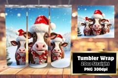 3D Cute Xmas Celebration Tumbler 20oz Product Image 1