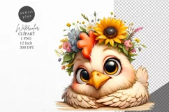 Animals clipart, Chicken clipart, Farm animals clipart Product Image 1