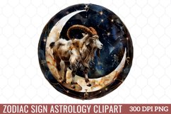 Zodiac Sign Astrology Clipart Bundle Product Image 13