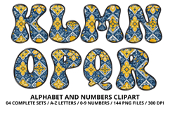 Mediterranean Lemon Alphabet PNG Summer Letters 300 DPI Product Image 3