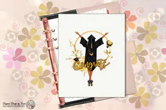 Afro-american Girl Graduation PNG Congrats Grad Glam Design Product Image 10