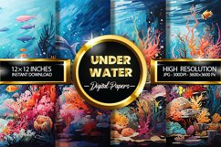 Underwater Digital Papers - 04 Variations Product Image 1