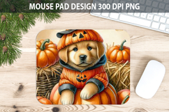 Watercolor Dog Mouse pad Sublimation - Animal PNG Design Product Image 1