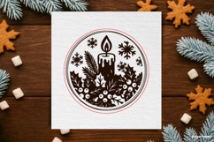 Winter Coffee Coasters SVG Bundle | Drink Coaster | SVG Product Image 13