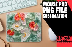 3D Flower in Hole Perfect for Mouse Pad PNG Product Image 1