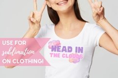 Colorful Sunset Clouds Watercolor Clip Art Sublimation Set Product Image 2