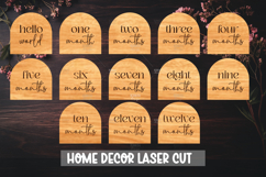 200 Baby Super Bundle - Wooden Nursery Decor Laser Cut Product Image 9
