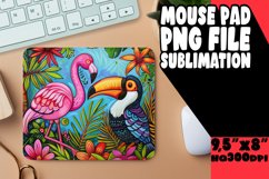 Vibrant Flamingo Sublimation Pad - Holiday Hues Product Image 1