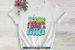 I love jesus but i cuss a little PNG Product Image 4