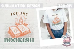 Book Lover Sublimation design Quote Bookish PNG Product Image 1