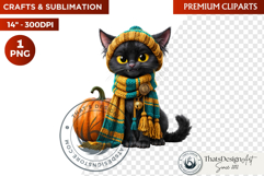 Autumn Witchcraft Clipart - Amber Spells witch PNG Product Image 1