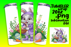 GREAT GIFT 20oz Tumbler Wrap , Easter Bunny Product Image 1