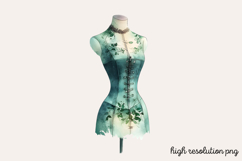 Vintage Antique Sewing Clipart PNG Product Image 1