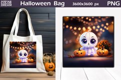 Cute Halloween Bag Sublimation | Halloween Bag PNG Product Image 1