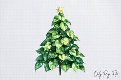 Cozy Christmas Houseplant Clipart PNG Product Image 1
