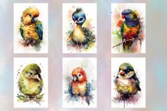 17 Watercolor Birds Wall Art ,Jpg 12x18 inch Product Image 3