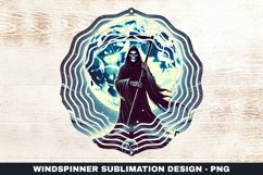 Halloween Wind Spinner Sublimation Design Product Image 1