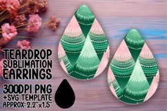 Festive Teardrop Earrings Delight Product Image 1