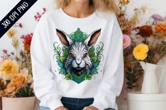 St. Patrick&#039;s Day Bunny Sublimation -Bunny Sublimation Product Image 1